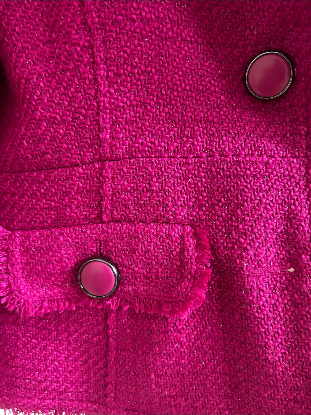 Joan Rivers Fuchsia Bouclé Jacket - Picture 4 of 6